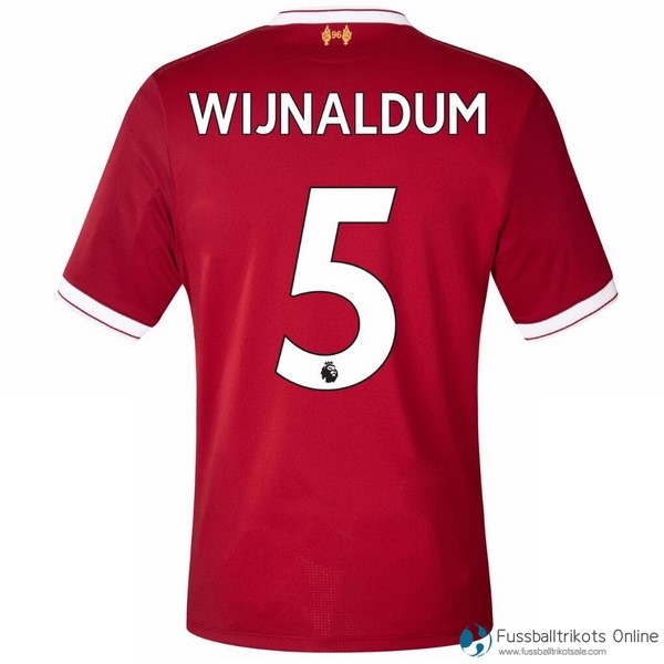 Liverpool Trikot Heim Wijnaldum 2017-18 Fussballtrikots Günstig